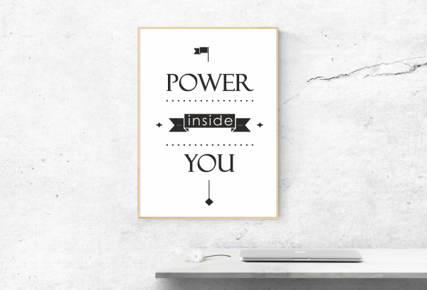 Постер «Power inside you»